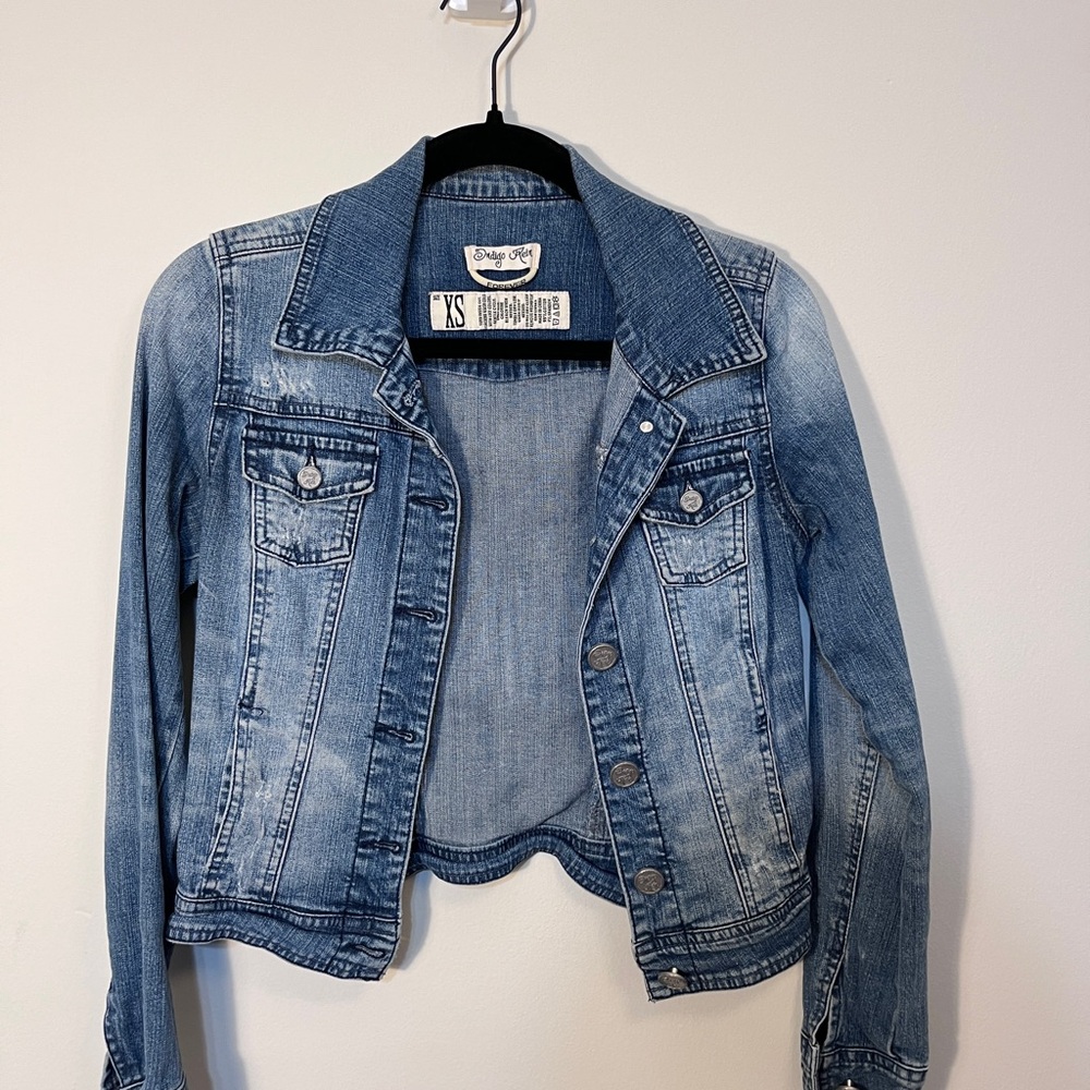 Indigo Rein Blue Jean Jacket Classic Denim Style